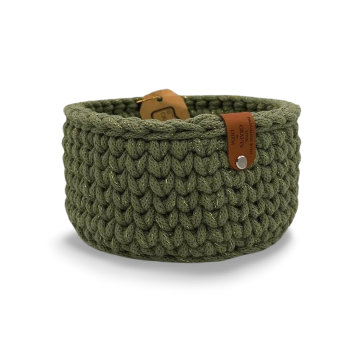 Korb L Large 16x9cm Häkelkorb Strickmuster