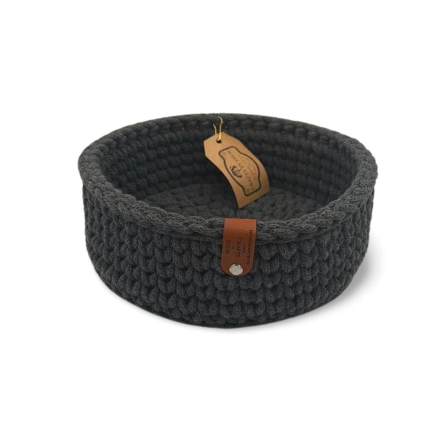 Korb XXL Extra Extra Large 22x8,5cm Häkelkorb Strickmuster