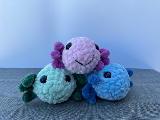 XXL Plüschtier "Axolotl" Stofftier Amigurumi