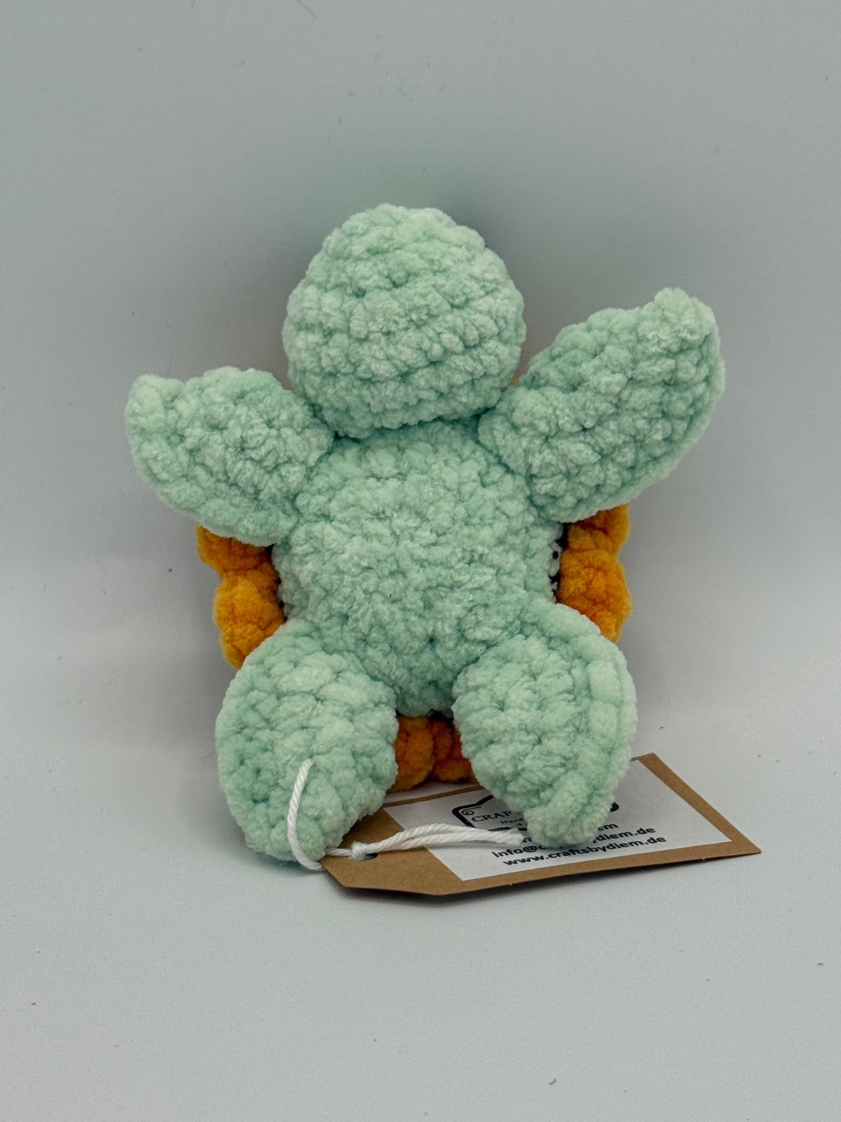 Plüschtier "Schildkröte mit Sonnenblumenpanzer"